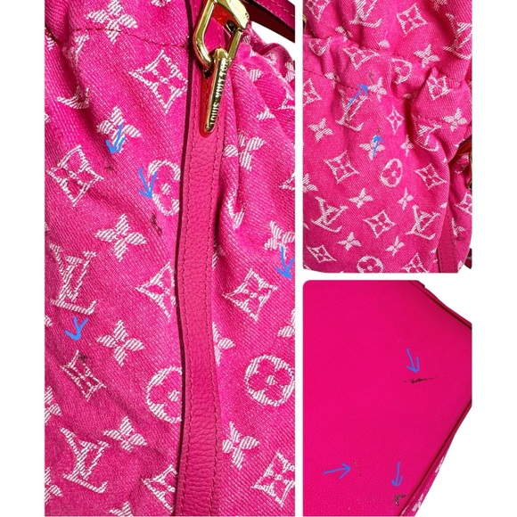 PRICE DROP 🩷AUTHENTIC LV Monogram Noéfull MM - has marks - Picture 8 of 16